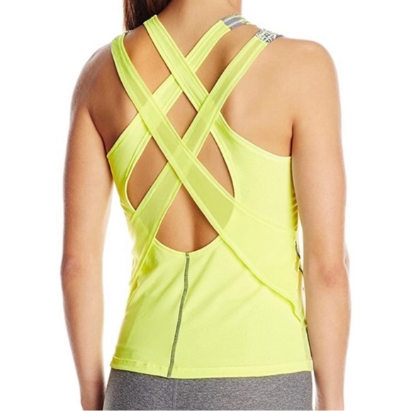 Maaji Kuhumba Peak Criss Cross Back Tank Top - Picture 1 of 6